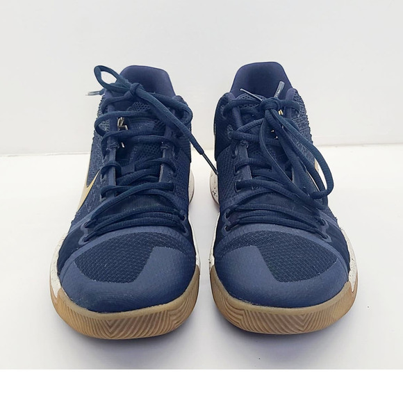 Nike Kyrie 3 EP Obsidian Irving Gold 852396-400 Basketball Shoes Men's 8 - Picture 4 of 9